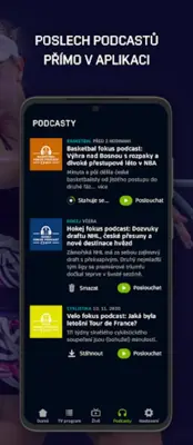 ČT sport android App screenshot 2